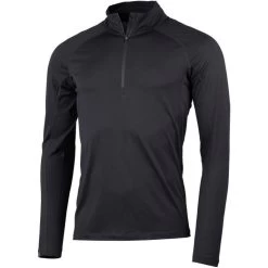 Lundhags Gimmer Merino Light 1/2 Zip Shirt Met Lange Mouwen - Zwart 900