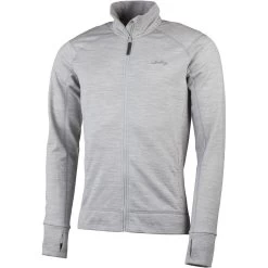 Lundhags Ullto Merino Full Zip Jas - Lichtgrijs 829