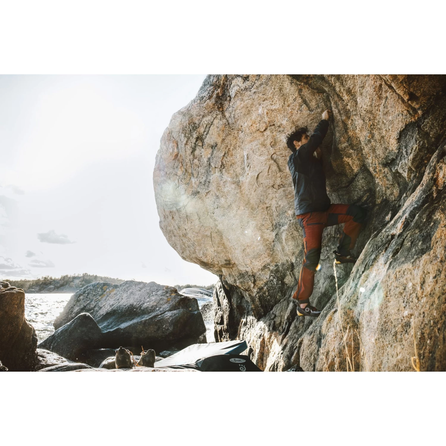 Lundhags Askro Pro Wandelbroek - Goud/Charcoal 209 - Afbeelding 7