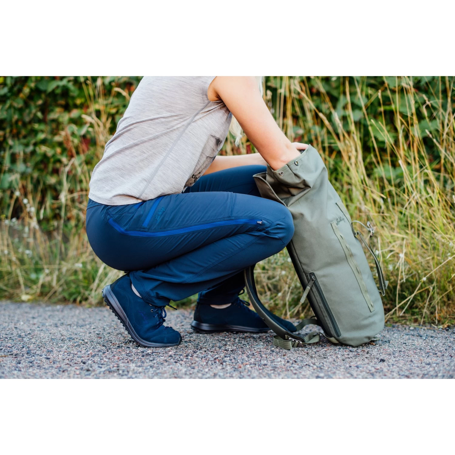 Lundhags Askro Dames Wandelbroek - Mellow Red 251 - Afbeelding 6