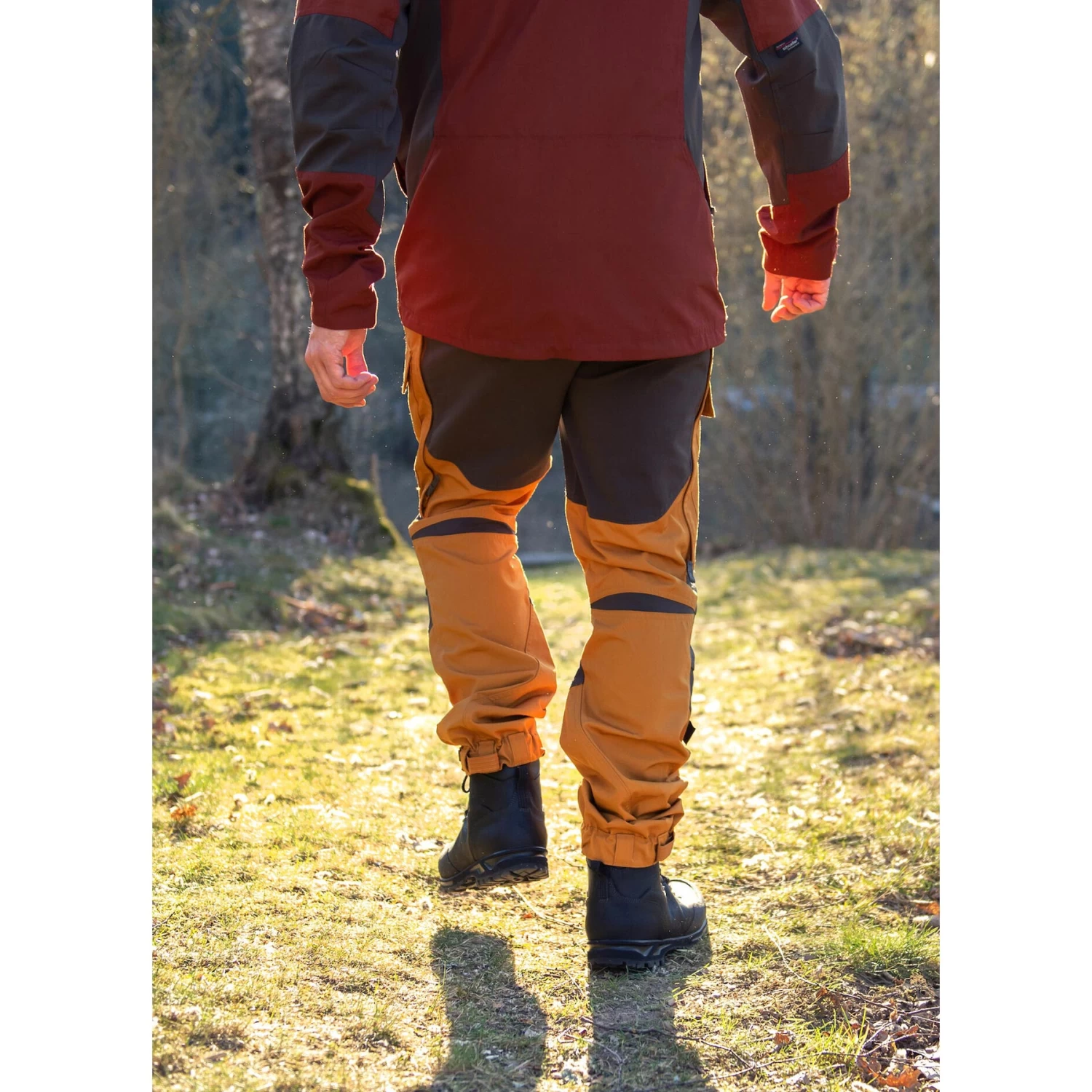 Lundhags Authentic II Wandelbroek - Dark Sand/Tea Green 731 - Afbeelding 5