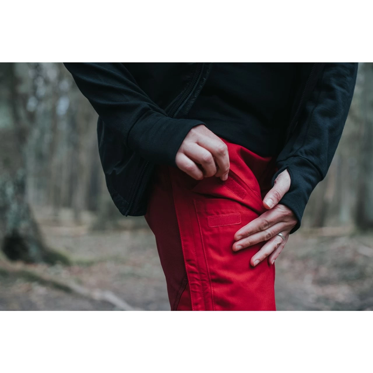 Lundhags Authentic II Dames Wandelbroek - Rood/Dark Red 338 - Afbeelding 5