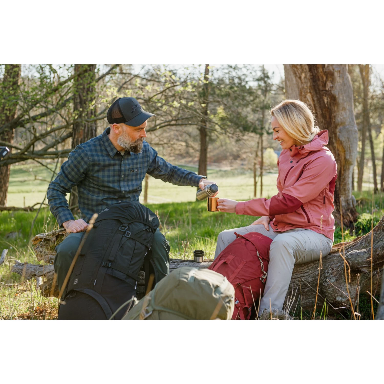 Lundhags Ekren Overhemd Met Lange Mouwen - Light Navy 480 - Afbeelding 3