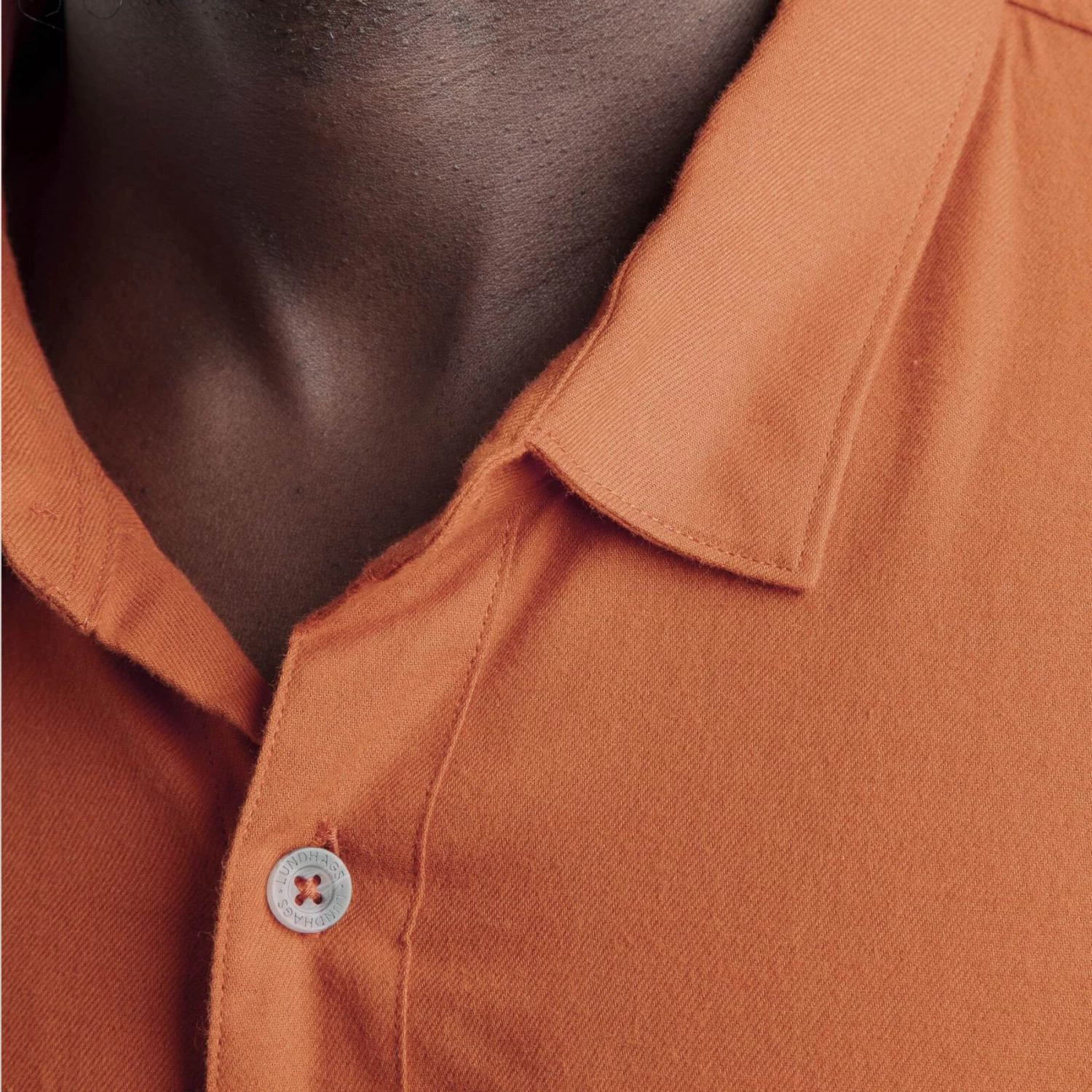 Lundhags Ekren Solid Overhemd Met Lange Mouwen - Amber 281 - Afbeelding 6