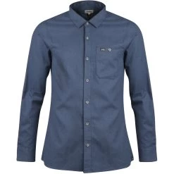 Lundhags Ekren Solid Overhemd Met Lange Mouwen - Mid Blue 465