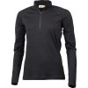 Lundhags Gimmer Merino Light 1/2 Zip Damesshirt Met Lange Mouwen - Zwart 900