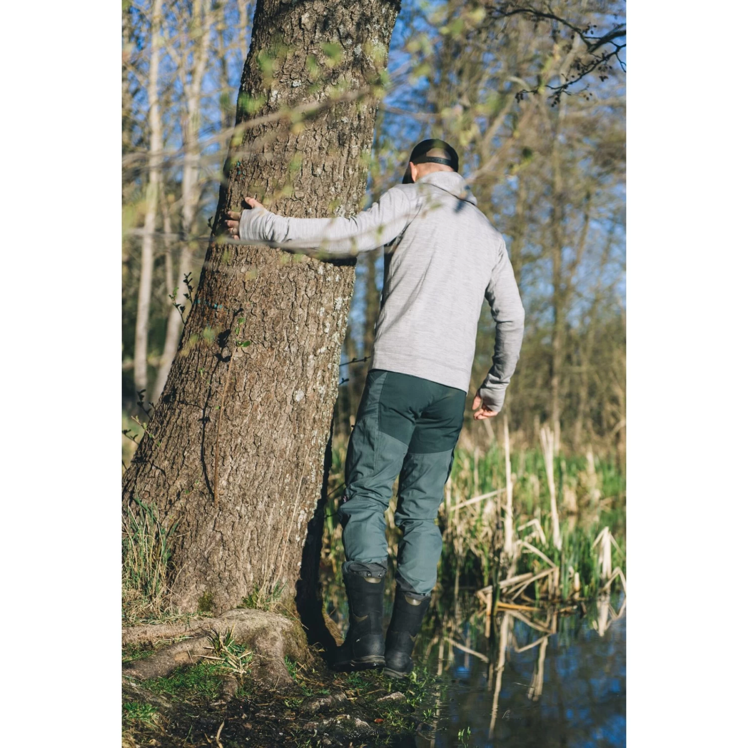 Lundhags Makke Wandelbroek Kort - Granite/Charcoal 834 - Afbeelding 3