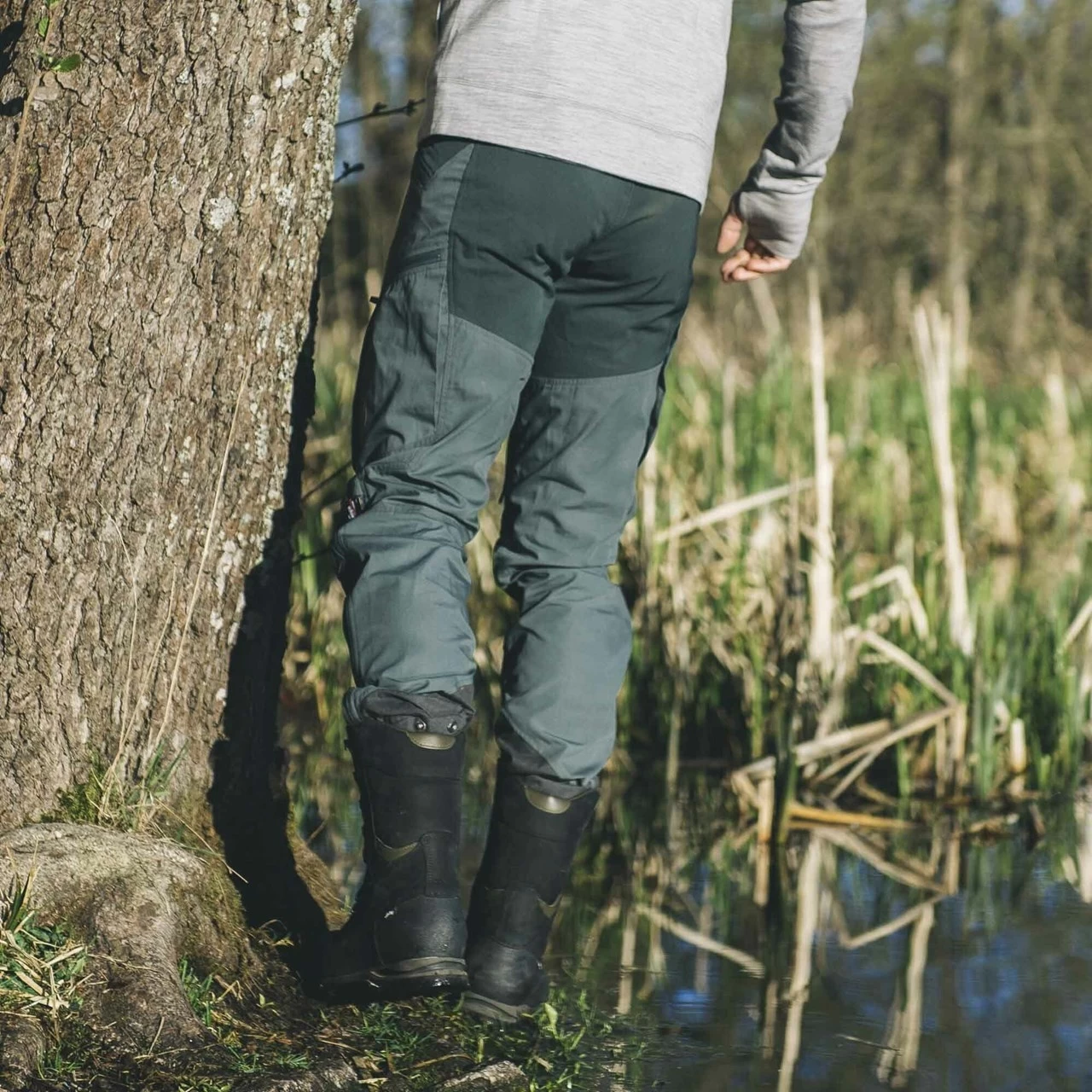 Lundhags Makke Wandelbroek Lang - Granite/Charcoal 834 - Afbeelding 6