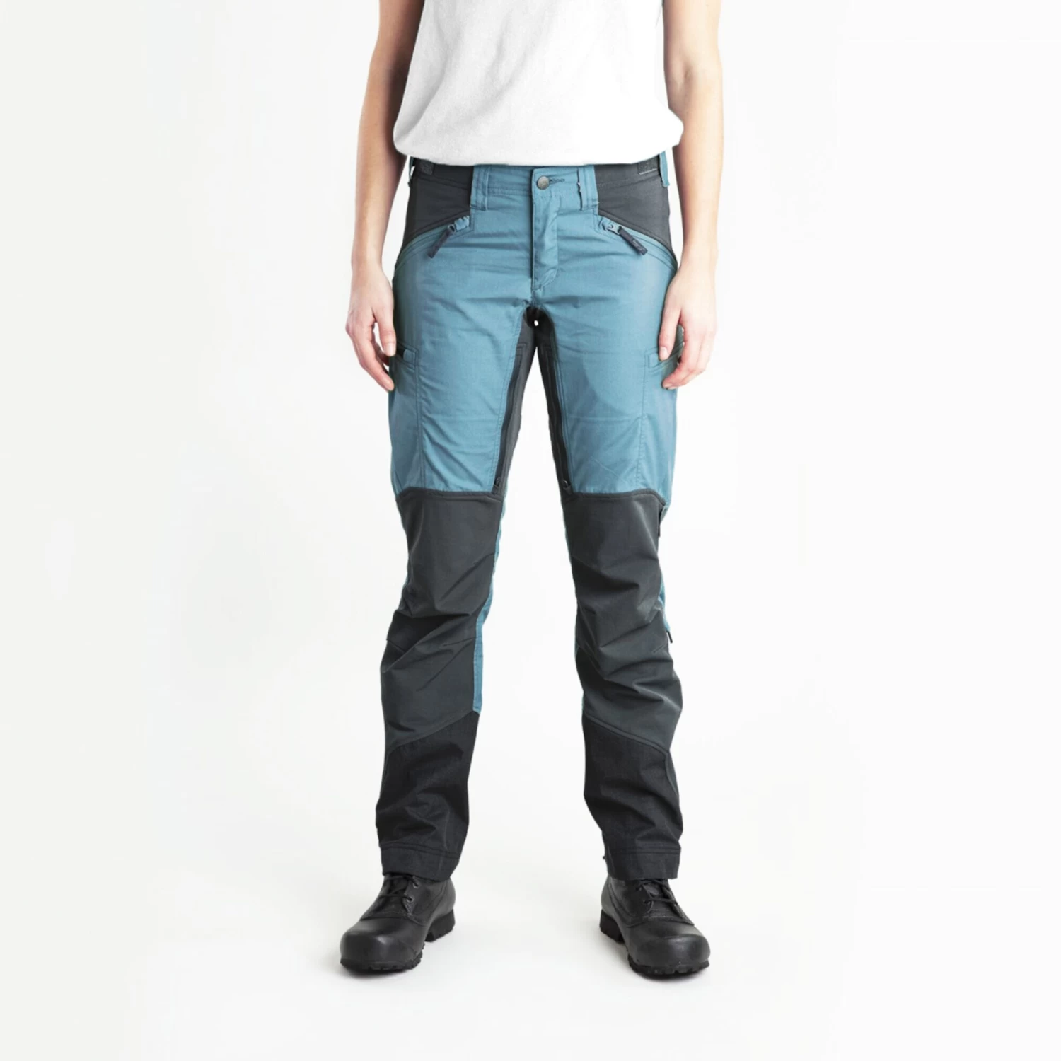 Lundhags Makke Dames Wandelbroek - Fjord Blue/Charcoal 72252 - Afbeelding 2