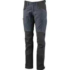Lundhags Makke Dames Wandelbroek Lang - Granite/Charcoal 834