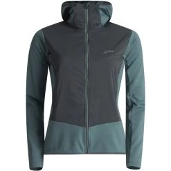 Lundhags Padje Merino Block Damesjas Met Capuchon - Jade 660